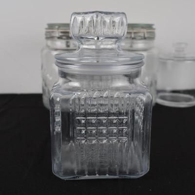 Sugar/Candy Jars Lot (4)