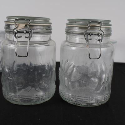 Sugar/Candy Jars Lot (4)