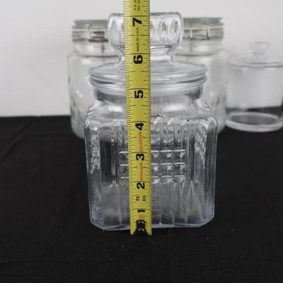 Sugar/Candy Jars Lot (4)