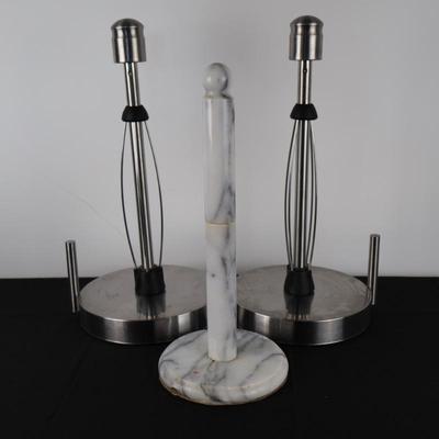 Paper Towel Holders Lot (3)