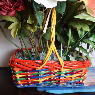 Silk Flowers and Crotched Bouquet (2)