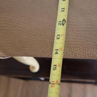 Beige Chair/Foot Stool