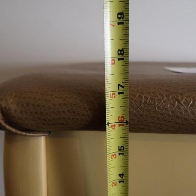 Beige Chair/Foot Stool