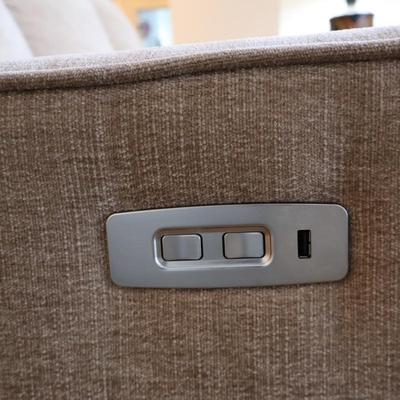 Bassett Sofa with Dual Recliners