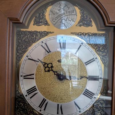 Sale Photo Thumbnail #467: Grandfather Clock 
Untested 
77 x 17 x 9