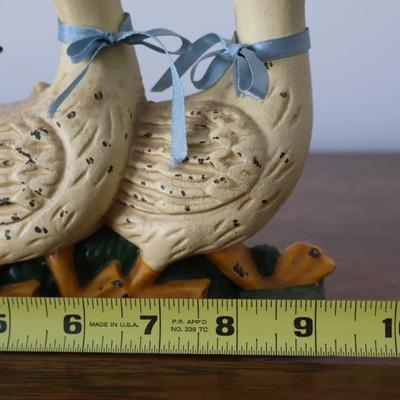 Cast iron Family of ducks