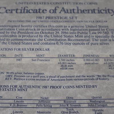 1987 US Prestige Set