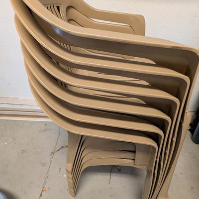 Sale Photo Thumbnail #515: US Leisure Plastic outdoor chairs set of 6
stored indoors
great condition