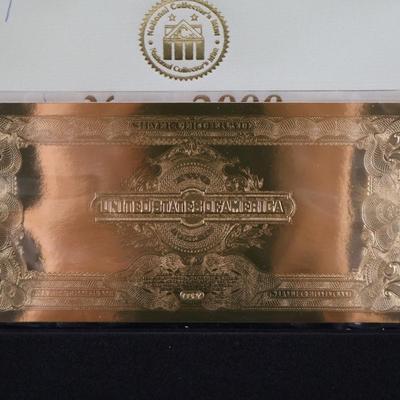 2000 Gold $2 Certificate