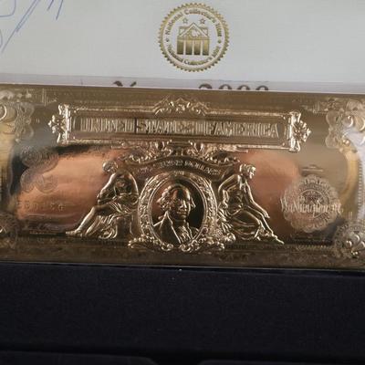 2000 Gold $2 Certificate