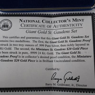 Giant Gold St. Gaudens Set