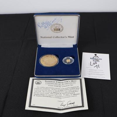 Giant Gold St. Gaudens Set