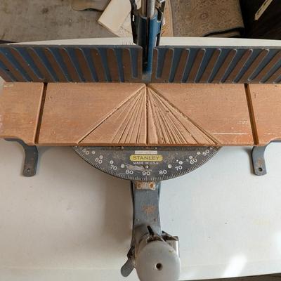 Sale Photo Thumbnail #524: Vintage Stanley Manual Miter Box