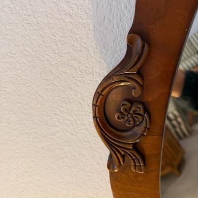 Vintage Art Deco Waterfall Vanity w/ Mirror and matching stool