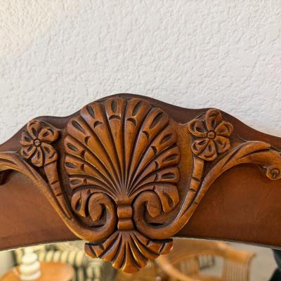 Vintage Art Deco Waterfall Vanity w/ Mirror and matching stool