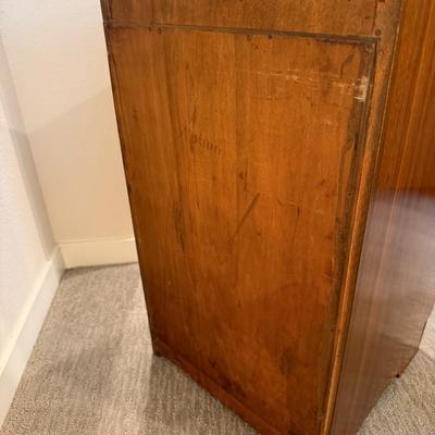 Vintage Waterfall side table/nightstand w/ built in ashtray!