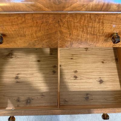 Vintage Waterfall Tall Boy Dresser