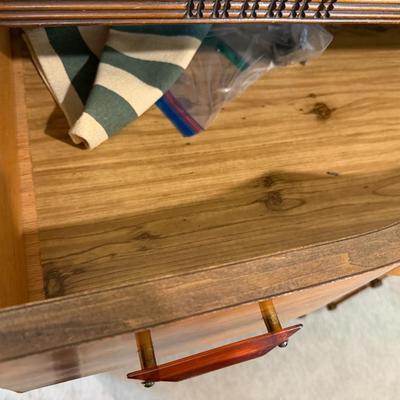 Vintage Waterfall Tall Boy Dresser