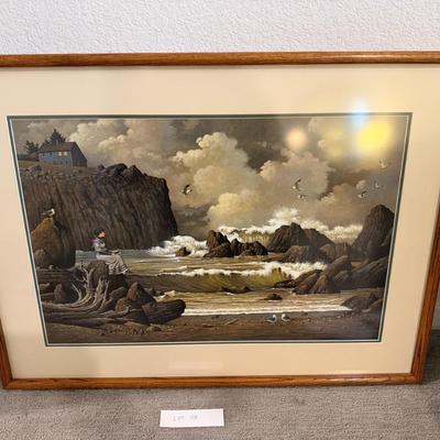 Charles Wysocki "You've Been So Long at Sea, Horatio" Framed Print