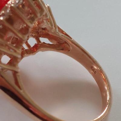 GIA CERTIFIED LAB GROWN RUBY RING