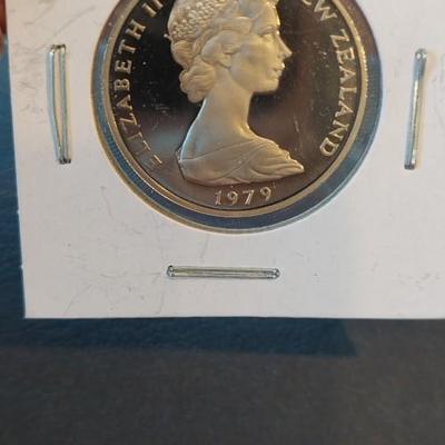Silver coin New Zealand