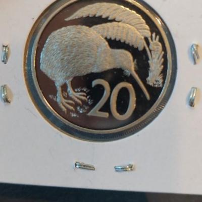 Silver coin New Zealand