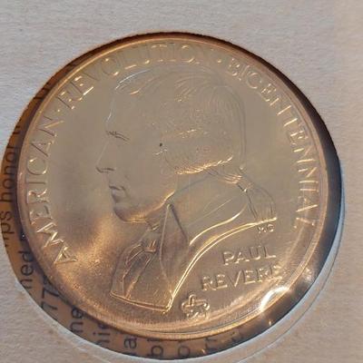 July 4 1975 Bicentennial first day cover Coin