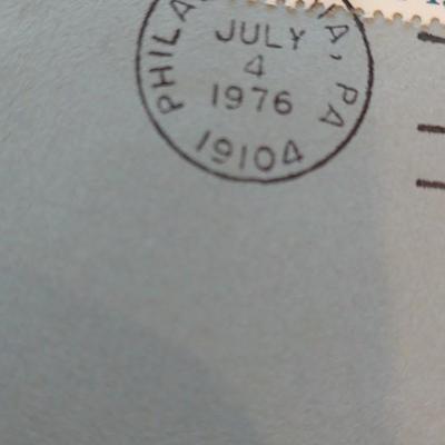 1976 Bicentennial first day cover coin
