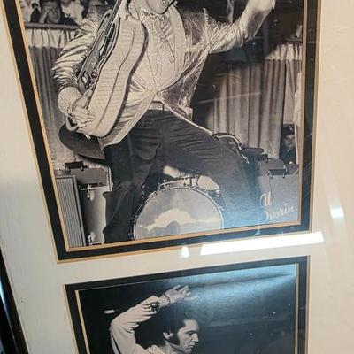 Elvis Presley “Follow That Dream” 24kt Gold-Plated Record Commemorative Framed Display with Photo Collage & Lyric Plaque