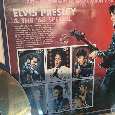 Elvis Presley 30th Anniversary ’68 Special Limited Edition 24kt Gold Record Display – #83/1968