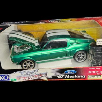 Nikko “The Fast and the Furious” ‘67 Mustang RC Car NIB