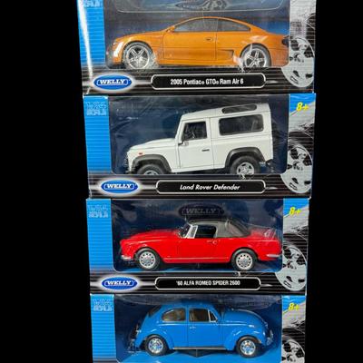 Welly Collection 1:24 Scale Diecast Assortment