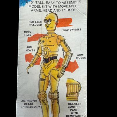 Original 1977 MPC Star Wars C-3PO Model Kit