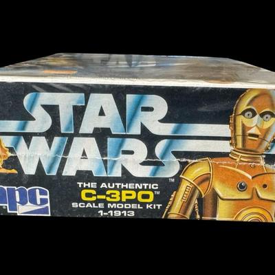 Original 1977 MPC Star Wars C-3PO Model Kit