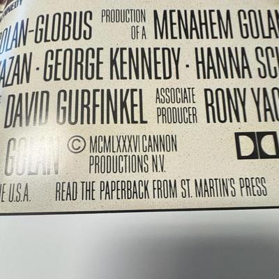 1986 The Delta Force One Sheet Movie Poster