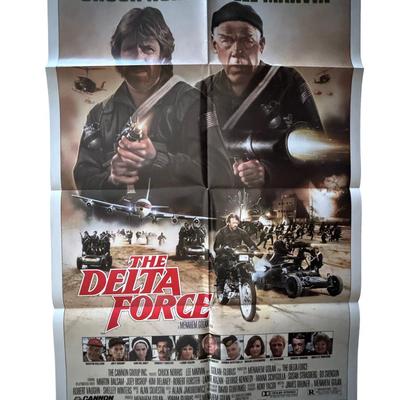 1986 The Delta Force One Sheet Movie Poster