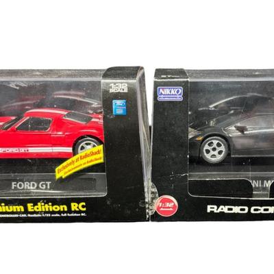Radio Shack/Nikko Ford and Lamborghini 1:32 Scale RC Car Assortment