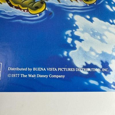 1977 Original Disney “The Rescuers” One Sheet Movie Poster