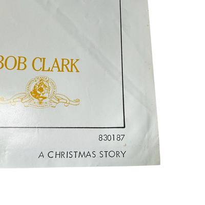 1983 A Christmas Story One Sheet Movie Poster