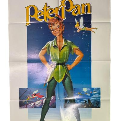 1952 Peter Pan One Sheet Movie Poster