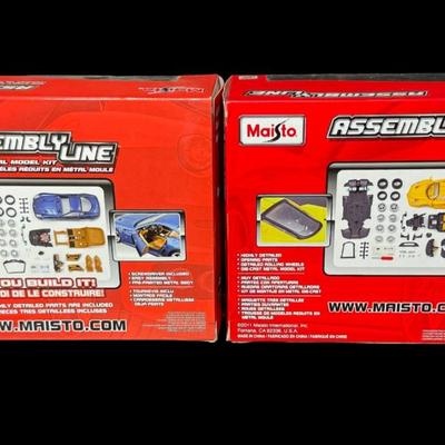 Maisto Assembly Line Die-Cast Metal Model Kit Assortment