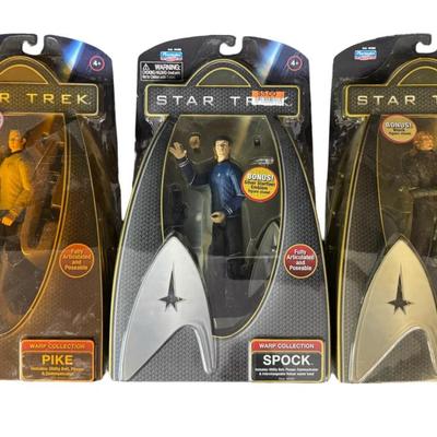 Playmates Star Trek Warp Collection Six-Inch Action Figure Assortment