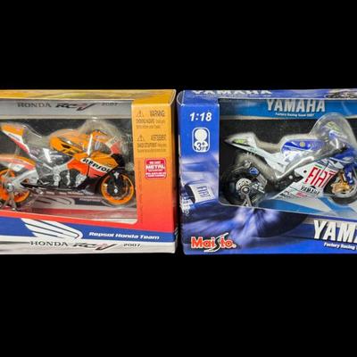 Maisto 1:18 Scale Diecast Motorcycle Assortment