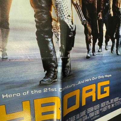 Original 1989 Cyborg One Sheet Movie Poster