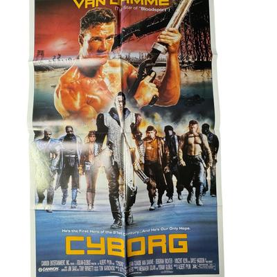 Original 1989 Cyborg One Sheet Movie Poster