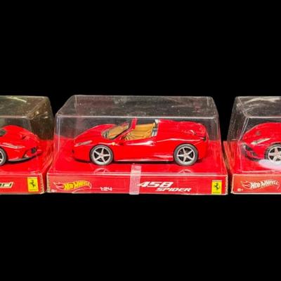 Hot Wheels Ferrari 1:24 Scale Diecast Assortment