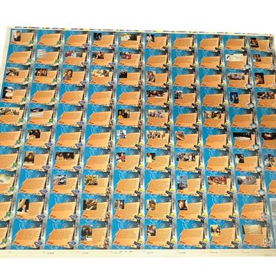 Star Trek: The Next Generation Uncut Card Sheet