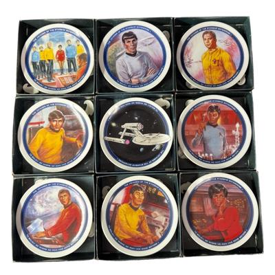 1991 Star Trek Porcelain Mini Plate Set