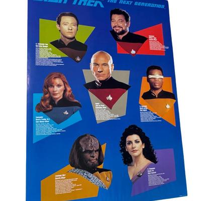 Star Trek: The Next Generation Poster, Including Cast