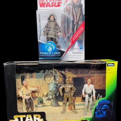 Star Wars Assortment Including Force Link Luke Skywalker Action Figure